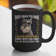 Every Snack You Make Miniature Schnauzer Dog Mom Dad Graphic Print Coffee Mug