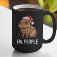 Ew People Capybara Christmas Lights Introvert Humor Graphic Print Coffee Mug