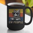 Ew People Introvert Cat Lover Crazy Vintage Cat Lady Graphic Print Coffee Mug Ew People Introvert Cat Lover Crazy Vintage Cat Lady Graphic Print Coffee Mug