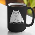 Ew People Introvert Sayings Sarcastic Cat Quote Graphic Print Coffee Mug