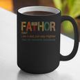 FA-Thor Like Dad Just Way Mightier Hero Fathers Day Small Graphic Print Coffee Mug