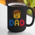 Family Dad Master Builder Building Bricks Blocks Fathers Day Graphic Print Coffee Mug