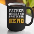 FATHER HUSBAND PROTECTOR HERO Dad Daddy Fathers Day Graphic Print Coffee Mug
