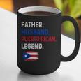 Father Husband Puerto Rican Legend Proud Dad Rico Flag Graphic Print Coffee Mug Father Husband Puerto Rican Legend Proud Dad Rico Flag Graphic Print Coffee Mug