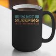 Fathers Dad Joke I'm Not Sleeping I'm Just Resting My Eyes Graphic Print Coffee Mug
