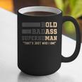 Fathers Day Old Man Retirement Tee Gag For Dad Graphic Print Coffee Mug
