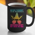 Fathers Day I Wear A Unicorn Shirt Dadacorn Graphic Print Coffee Mug