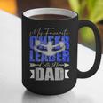 My Favorite Cheerleader Calls Me Dad Cheer Dad Fathers Day Graphic Print Coffee Mug