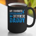 My Favorite Cheerleader Calls Me Daddy Cheer Dad Fathers Day Graphic Print Coffee Mug