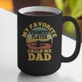 My Favorite Trumpet Player Calls Me Dad Father Vintage Graphic Print Coffee Mug