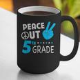 Fifth Grade Graduation Peace Out 5th Grade Boys Graphic Print Coffee Mug