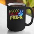 First Day Of School Shirt Peace Out Pre-K Graduation Kids So Graphic Print Coffee Mug