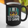 Floppy Disk Retro Tech Nostalgia Old School Computing Humor Graphic Print Coffee Mug