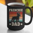 Frenchie Dad Retro French Bulldog Lover Daddy Men Graphic Print Coffee Mug