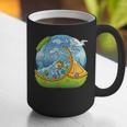 Frutiger Aero Y2K Fashion Trends Statement Piece Tech Orange Graphic Print Coffee Mug
