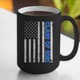 Funny Class Of 2021 American Flag Senior Graduation Graphic Print Coffee Mug
