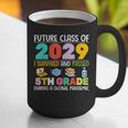 Future Class Of 2029 I Survived Passed 5th Grade Graduation Graphic Print Coffee Mug