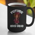 Future HBCU Grad Girl Wearing Graduation Gown Graphic Print Coffee Mug