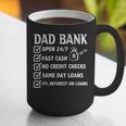 Girl Father's Day Daddy & Dad Of Girls Outnumbered Graphic Print Coffee Mug