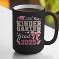 Girls Little Miss Kindergarten Grad 2025 Coquette Graduation Graphic Print Coffee Mug