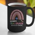 Goodbye 5TH Grade Graduation 2024 Hello 6TH Grade Rainbow Graphic Print Coffee Mug