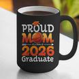 Graduation Basketball Retro Proud Mom Of A 2026 Graduate Graphic Print Coffee Mug