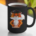 Graduation Fox School Bachelor Master Doctor Study Graphic Print Coffee Mug