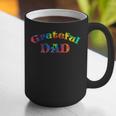 Grateful Dad Fathers Day Tie Dye Letters Shirt For Dads Graphic Print Coffee Mug