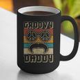 Groovy Daddy 60s Outfit 70s Themed Party Costume Dad Hippie Graphic Print Coffee Mug