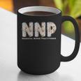 Groovy NNP Neonatal Nurse Practitioner Floral Graduation Graphic Print Coffee Mug