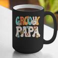 Groovy Papa Dad Retro Hippie 60s 70s Party Outfit Men Graphic Print Coffee Mug