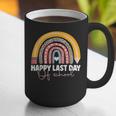 HAPPY LAST OF DAY SCHOOL Rainbow Teacher Student Graduation Graphic Print Coffee Mug