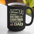 Hero Wears Dog Tags Combat Boots Proud Army Dad Father Graphic Print Coffee Mug Hero Wears Dog Tags Combat Boots Proud Army Dad Father Graphic Print Coffee Mug