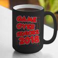 High School Graduation Tshirt Game Over Senior Class Of 2018 Graphic Print Coffee Mug