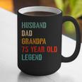 Husband Dad Grandpa 75 Year Old Legend 75th Birthday Graphic Print Coffee Mug