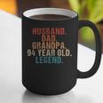 Husband Dad Grandpa 94 Year Old Legend 94th Bday Men Graphic Print Coffee Mug