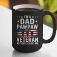 I'm A Dad Pawpaw And A Veteran Shirt Men Grandpa Fathers Day Graphic Print Coffee Mug
