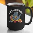 I'm An Indoor Cat Introvert Pizza Popcorn Book Gamer Cat Graphic Print Coffee Mug I'm An Indoor Cat Introvert Pizza Popcorn Book Gamer Cat Graphic Print Coffee Mug