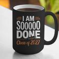 I'm Sooo Done Class Of 2027 Senior Graduation Grad Party Graphic Print Coffee Mug