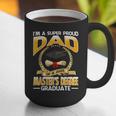 I'm A Super Proud Dad Of A 2025 Master's Degree Graduate Graphic Print Coffee Mug
