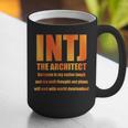 INTJ Architect Personality Introvert Sarcastic Orange Graphic Print Coffee Mug INTJ Architect Personality Introvert Sarcastic Orange Graphic Print Coffee Mug
