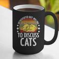 Introvert Cat Kitten Quote For Feline Whisperer Graphic Print Coffee Mug