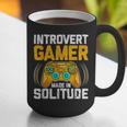 Introvert Gamer Video Games Anti Social Team Player Graphic Print Coffee Mug