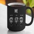 Introvert Relaxation Me Myself And Silence Skulls Graphic Print Coffee Mug