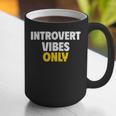 Introvert Vibes Only Graphic Print Coffee Mug Introvert Vibes Only Graphic Print Coffee Mug