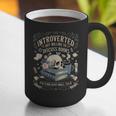 Introverted But Willing To Discuss Books Club Cozy Aesthetic Graphic Print Coffee Mug