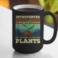 Introverted But Willing To Discuss Plants Graphic Print Coffee Mug Introverted But Willing To Discuss Plants Graphic Print Coffee Mug