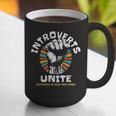Introverts Unite Separately Own Homes Emblem Graphic Print Coffee Mug Introverts Unite Separately Own Homes Emblem Graphic Print Coffee Mug