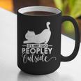 It's Way Too Peopley Outside Cute Cat Introvert Graphic Print Coffee Mug