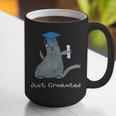 Just Graduated Cat With Graduation Cap And Diploma For Men Women Girls Kids Graphic Print Coffee Mug
